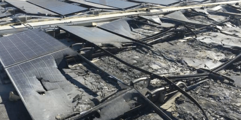 can solar panels cause house fires