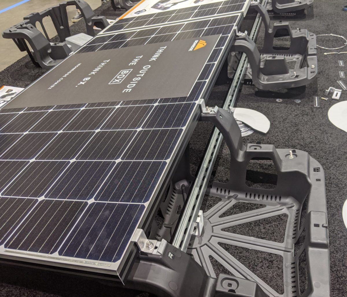 Solar racking innovations on the show floor at Intersolar San Diego