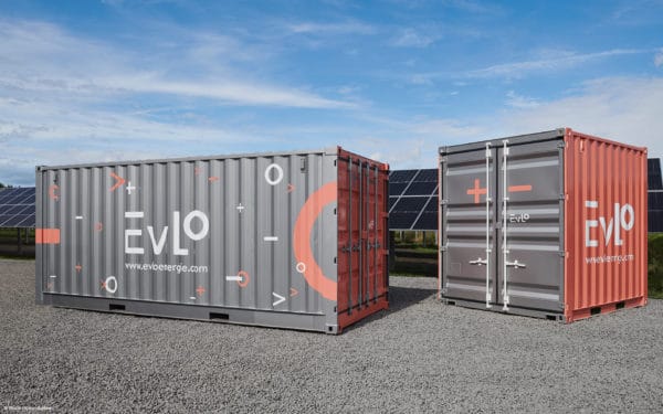 Image of containerized battery energy storage.