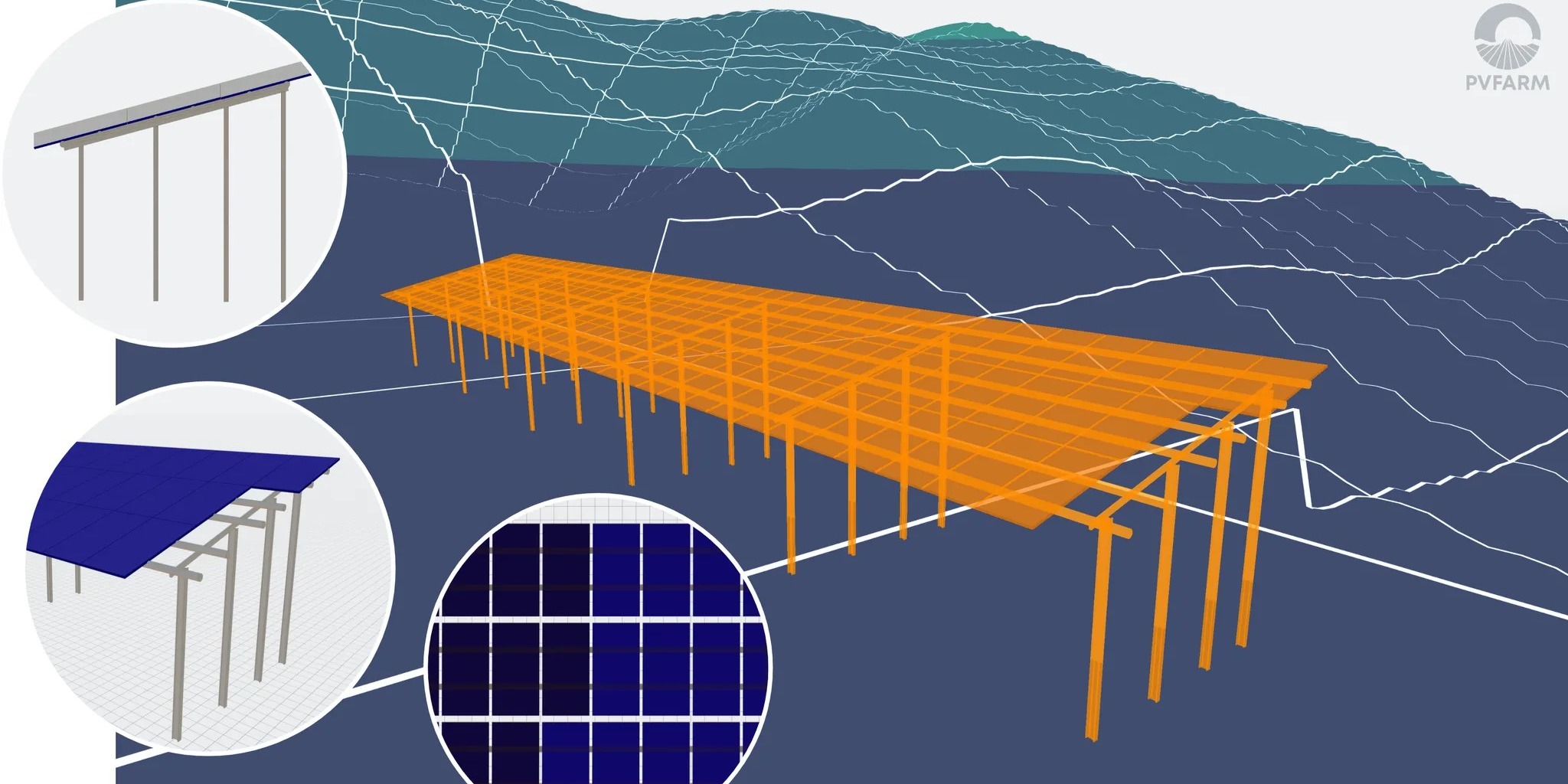 PVFarm enhances tracker, terrain tools for large-scale PV planning