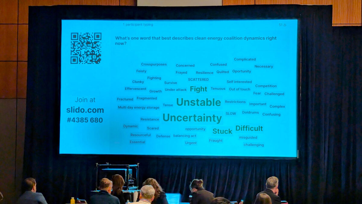 A photo of the word cloud