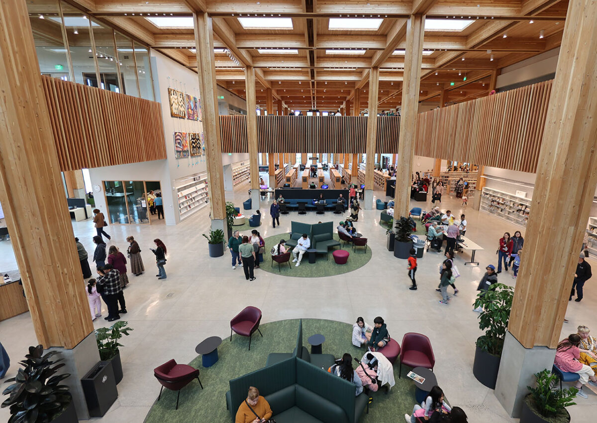 Internal photo of the library