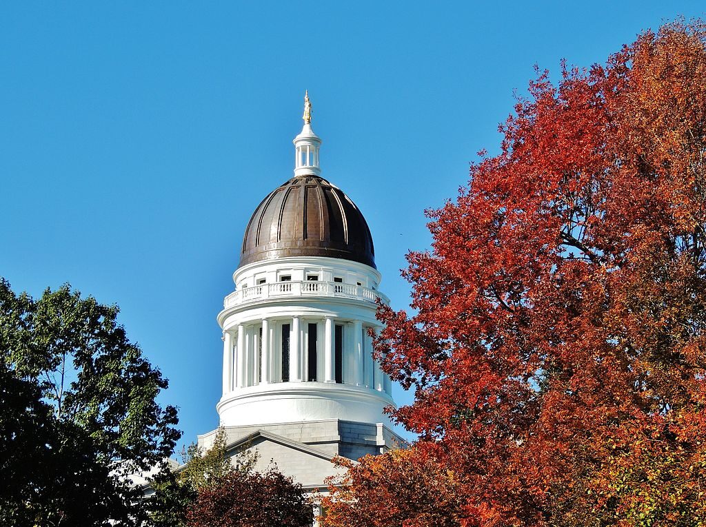 The Maine State House in Augusta